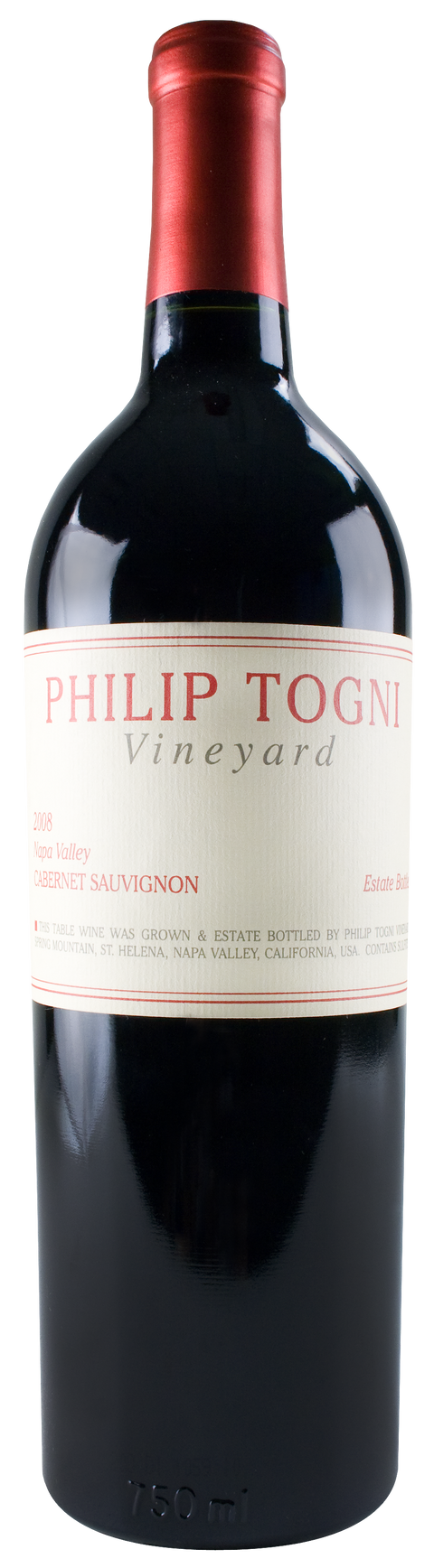 2008 Philip Togni Vineyard Cabernet Sauvignon, Napa Valley, USA