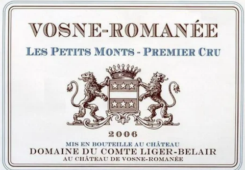 2006 Domaine du Comte Liger-Belair Les Petits Monts, Vosne-Romanee Premier Cru, France