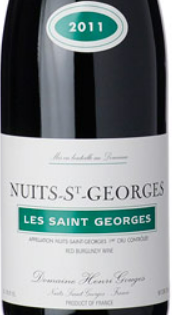 2011 Domaine Henri Gouges Les Saint-Georges, Nuits-Saint-Georges Premier Cru, France