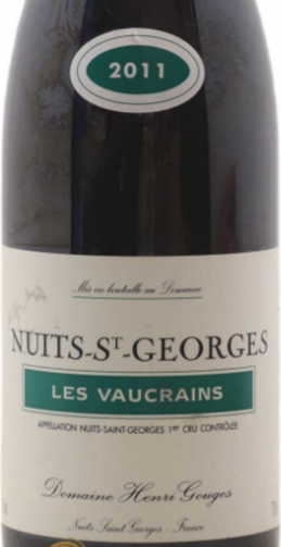 2011 Domaine Henri Gouges Les Vaucrains, Nuits-Saint-Georges Premier Cru, France