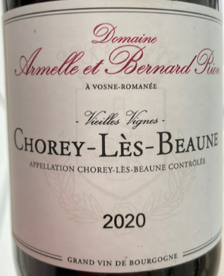 2020 Domaine Armelle et Bernard Rion Chorey-les-Beaune, Cote de Beaune, France