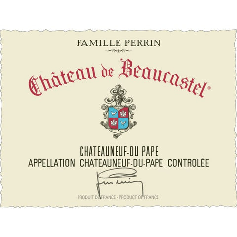 2020 Chateau de Beaucastel Chateauneuf-du-Pape Blanc, Rhone, France