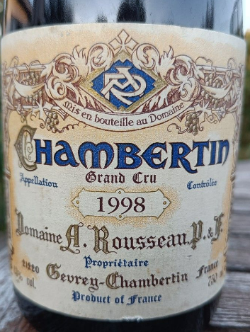 1998 Domaine Armand Rousseau Pere et Fils Chambertin Clos-de-Beze Grand Cru, Cote de Nuits, France