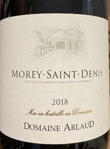 2018 Domaine Arlaud Morey-Saint-Denis, Cote de Nuits, France